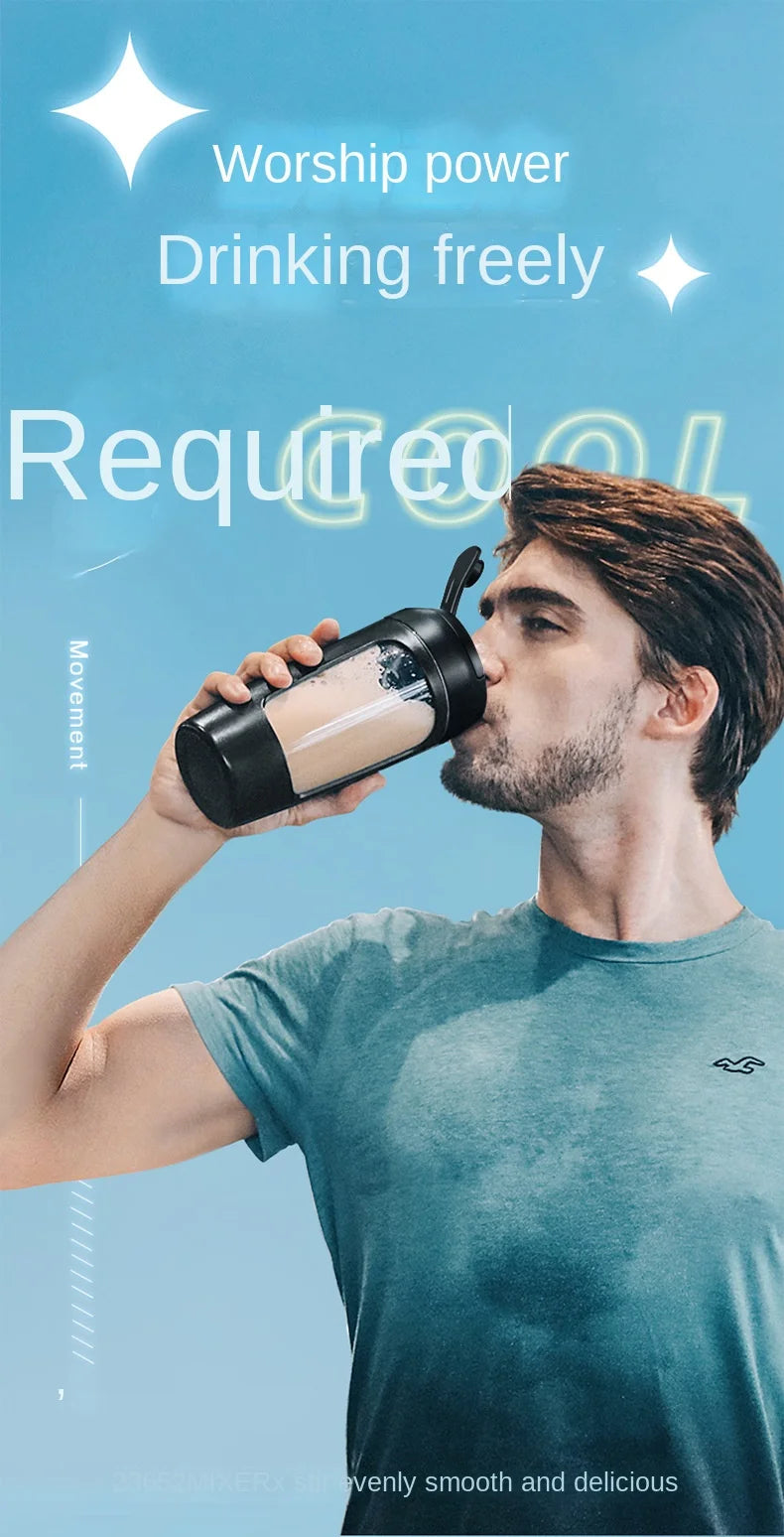 Electric Protein Shaker Bottle