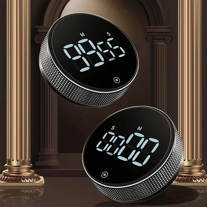 Magnetic Productivity Timer – Digital & Manual Countdown Tool for Focus, Cooking, Workouts, and Daily Motivation