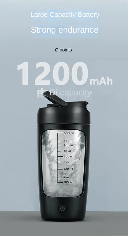 Electric Protein Shaker Bottle